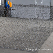 Fencing Stone Cage Wire Mesh Galvanisé Gabion Netting